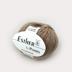 Strikkekit t-shirt med m�nster p� �rmer i Esther