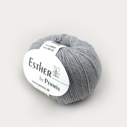 Strikkekit t-shirt med m�nster p� �rmer i Esther