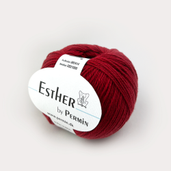 Strikkekit t-shirt med m�nster p� �rmer i Esther