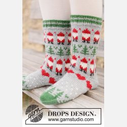 Drops - Christmas Time Socks Kids
