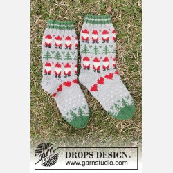 Drops - Christmas Time Socks Kids
