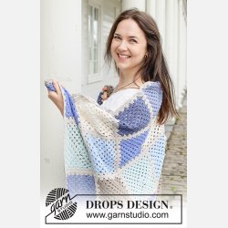 Drops - Arctic Squares Blanket