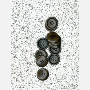 Brun knap 18mm