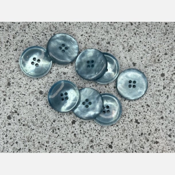 Lysebl knap 25mm