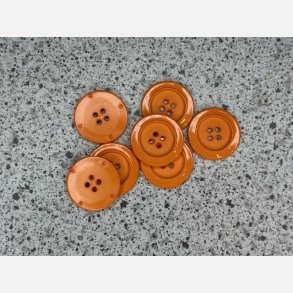 Orange knap 25 mm