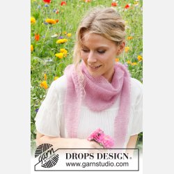 Drops - Pink Soda Shawl