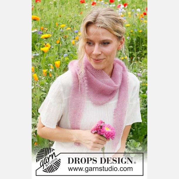 Drops - Pink Soda Shawl