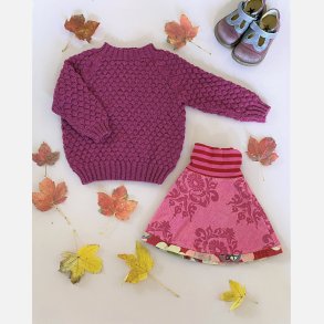 Bluse med bobbelmnster