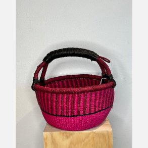 Hammershus Fairtrade kurv Medium - Standard pink