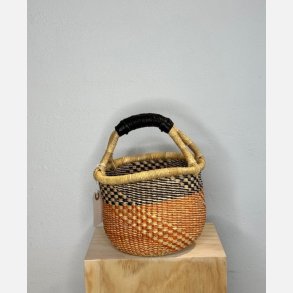 Hammershus Fairtrade kurv small - unik mrk lilla og orange