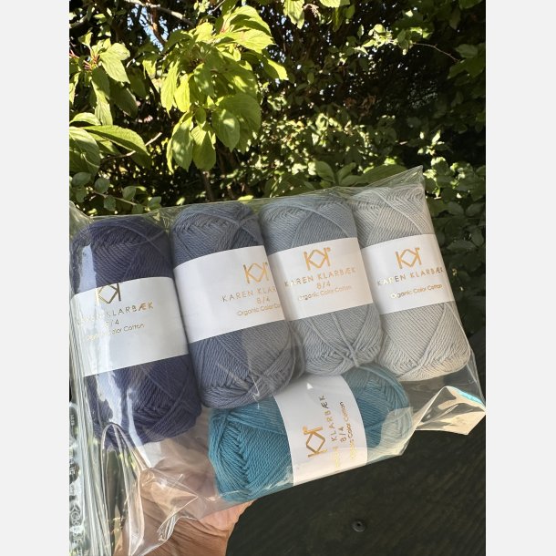 Karen Klarb�k 8/4 - Garnpakke Bl�