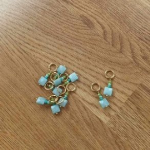 Maskemarkr - bl firkanter