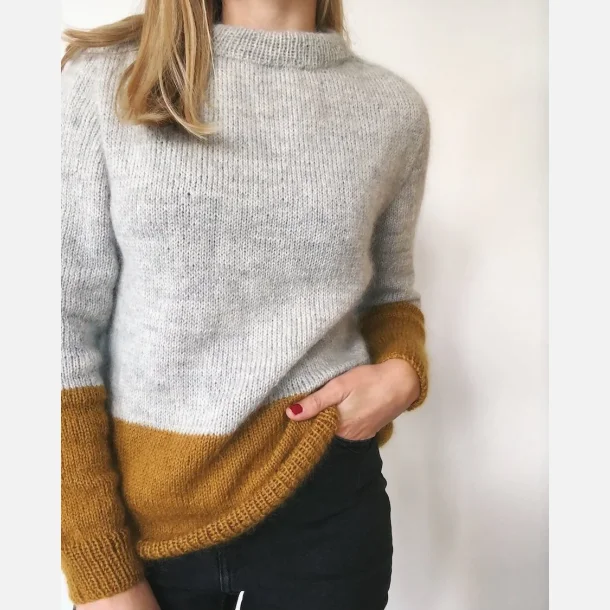 PetiteKnit - Kontrastsweater