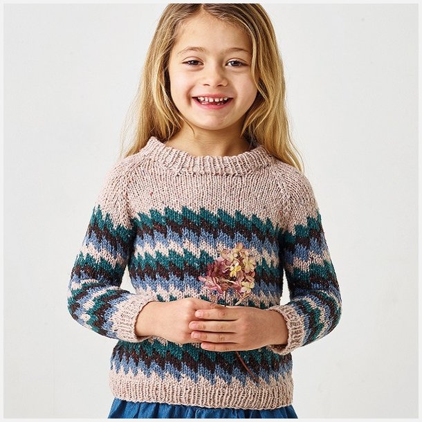 ByPermin gratis opskrift - ZigZag Sweater