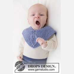 Drops - Baby Leaf Bib