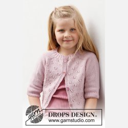 Drops - Pink Peony Cardigan