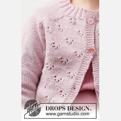 Drops - Pink Peony Cardigan