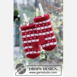 Drops - Candy Cane Lane Mittens