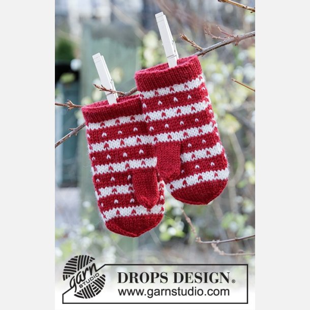 Drops - Candy Cane Lane Mittens