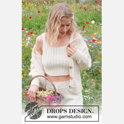 Drops - Prairie Rose Cardigan