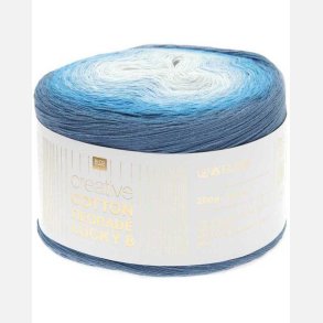 Creative Cotton  Dgrad Lockey 8 aqua