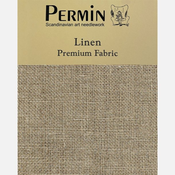 Linen Premium Fabric - Natur / ufarvet