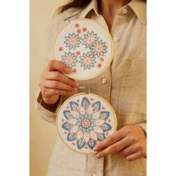 Mindful Making Broderi Kits mandala