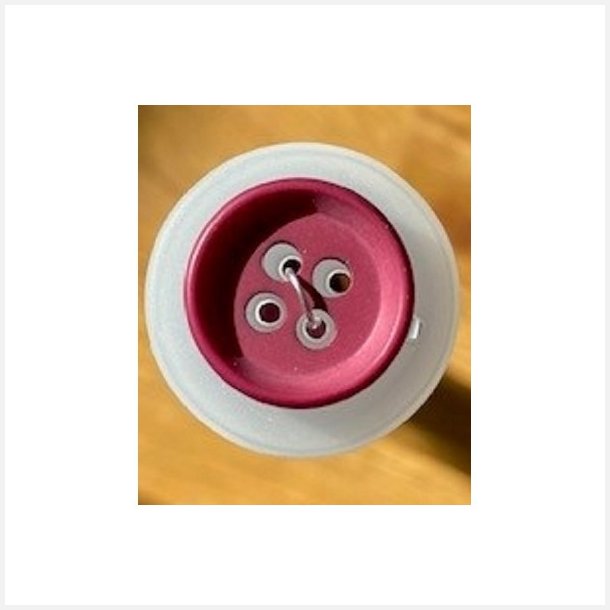 Bordeaux knap i plastik