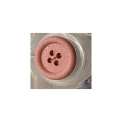 Gammelrosa knap med glimmer