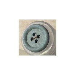 Tyrkis knap med glimmer